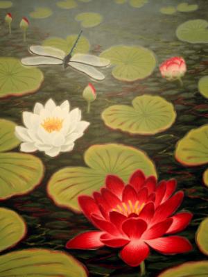 Lotus Mural